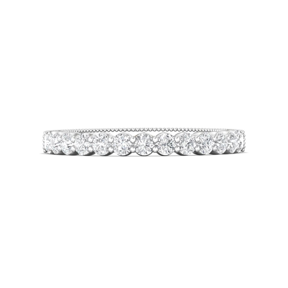 FlyerFit® Platinum Vintage Wedding Band